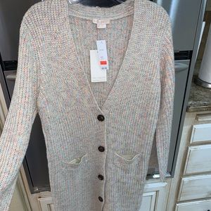 Button up sweater